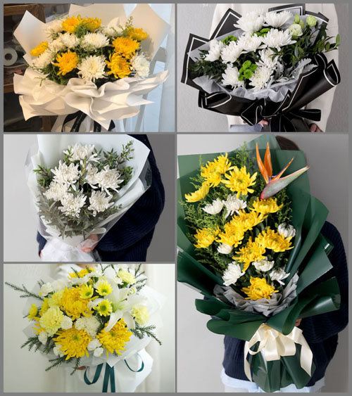广东湛江市遂溪县界炮镇白事花束代送